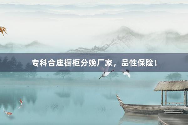 专科合座橱柜分娩厂家，品性保险！